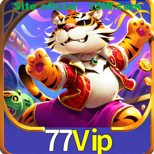 Imagem promocional da 77Vip mostrando a plataforma e suas vantagens